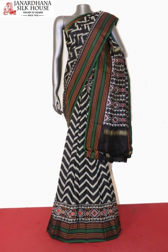 Handloom Ikat Patola Silk Saree